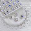Internet Red Explosivo Grasa Uñas Cuadradas Arte de Uñas Diamante Súper Flash K9 Producto Alto Cristal de Vidrio con Forma Multicorte Adornos de Diamantes para Uñas