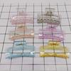 Pinza de agarre cuadrada pinza de agarre de plástico transparente pinza de agarre popular de moda pinza de agarre de cristal un yuan un suministro al por mayor