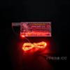 Cadena de luces transfronteriza de dos 2 metros 3 metros al por mayor alambre de luz de red roja caja traje fábrica bola de onda de luz de alto brillo caja de batería