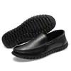 Sapatos de Enfermeiro para Homens, Solado Macio, Antiderrapante, Couro Genuíno, Respirável, Sapatos de Trabalho Confortáveis, Preto, Atacado, Dropshipping, Confortáveis e Respiráveis