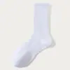 Meias Brancas para Homem, Comprimento Médio na Panturrilha, Algodão Puro, Primavera e Verão, 100% Algodão, Meias Esportivas Pretas para Homem, Meias Curtas, Cinza, Resistentes ao Odor