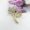 Tulipa Strass Pegador Celebridade da Internet Novo Alto Padrão Presilha Tubarão Grande Parte de Trás da Cabeça Placa de Cabelo Grampo Cabelo Multi-volume Acessórios de Cabelo