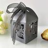 Amazon Boda Europea Láser Hueco Caja de Dulces Boda Dorado Cinta de Chocolate Cartón Fabricantes Venta al por mayor