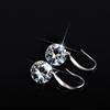 Joyería de plata esterlina 925 aretes de piedra desnuda joyería popular de moda coreana venta al por mayor lote mixto de fabricantes de regalos de Guangdong aretes