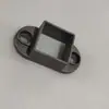 Base de Tapa de Aluminio para Cabeza Avellanada, Base de Tapa de Tubo Cuadrado de Aleación de Aluminio, Base de Accesorio para Barandilla de Acero Zincado, Base Fija, Conector de Accesorio para Valla
