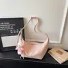 Nova Moda Primavera 2026 Bolsa Elegante para o Trabalho para Mulheres, Bolsa de Ombro Casual, Bolsa Cruzada Cor Sólida de Grande Capacidade Estilo Bolinho