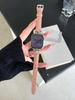 Cor Starlight Fivela D Pulseira de Couro Adequada para Relógio Geração 11 10/987 Apple iWatch