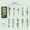 Paquete de Pegatinas Día Hermoso Serie Decoración de Perlas Florales Tema de Perlas Florales Material para Diario DIY Pegatinas Decorativas 6 Tipos
