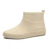 Moda Transfronteiriça Moda Japonesa e Coreana Galochas Femininas Versátil Solado Macio Sapatos Impermeáveis Antiderrapante Sapatos de Borracha para Cozinha Sapatos para Lavar Carro Femininos