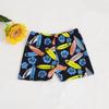 Bañador tipo bóxer para niño con cordón ajustable, talla pequeña y mediana, para buceo en aguas termales, cómodo y elástico.
