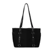 Bolsa Tote de Mão Vintage Tendência de Grande Capacidade para Mulheres, Novo Modelo Outono 2026, Alto Valor, Bolsa de Ombro Simples e Estilosa