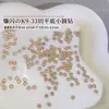 Pedras de Strass Redondas Pequenas K9 Sparkling White com 33 Facetas e Base Plana para Nail Art, Pacote Misto de Pedras de Strass Coloridas com Base Plana Decorações para Nail Art