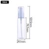 Frasco Transparente Vazio com Dosador Frasco Plástico Pressão Pet Cosméticos Viagem Loção Sub-Frasco Frasco Pequeno Frasco Spray de Névoa Fina
