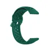 Para relógio de silicone Samsung 20mm/22mm com interface plana porosa pulseira de substituição Huawei GT3/GT2