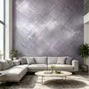 Fabricante fornece papel de parede imitando metal, adesivos de parede autoadesivos para imóveis alugados, renovação de paredes, mudança de cor e adesivos de parede espessados