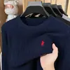 Suéter de punto retorcido de alta gama transfronterizo para hombre con cuello redondo, top de punto casual de otoño/invierno, estilo papá para hombre