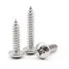 Tornillos Autorroscantes de Cabeza Redonda Phillips de Acero Inoxidable 304 en Stock M1~M6.3, Tamaño de Cabeza 1.8~5.2
