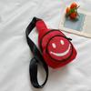 Bolsa Infantil Estilo Coreano 2020 Otoño Nueva Llegada Bolsa de Hombro Linda Smiley Pequeña Riñonera Moderna Mini Bandolera para Niños y Niñas