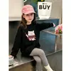 Camiseta de manga larga para niña, para primavera y otoño, nueva y elegante de algodón puro para niños 2026, camiseta interior para niñas mayores