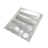 Herramienta de Reparación de Ollas Cinta Gruesa de Papel de Aluminio Resistente a Altas Temperaturas Lavabo de Acero Inoxidable Reparación de Fugas Adhesivo de Papel de Aluminio Lámina de Aluminio Autoadhesiva Refrigerador