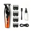 Conjunto de aparador de cabelo elétrico transfronteiriço, conjunto de ferramentas de salão de corte de cabelo de gravação recarregável, aparador de cabelo elétrico