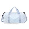 Bolsa de viaje de corta distancia con estampado de moda, gran capacidad, ligera, para deportes y yoga, para mujer, bolsa de natación multifuncional con separación seca y húmeda.