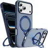 A Capa de Telefone Pivot Point é Adequada para iPhone 17 Pro, Capa Protetora Apple Retrô com Suporte Magnético Giratório, Capa de Ar para Telefone