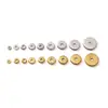 Contas Espaçadoras Redondas Planas de Aço Inoxidável para DIY Pulseira Colar Artesanal Material para Joias Pulseira Brincos Acessórios Decorativos Bolsa