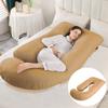 Almohada de Embarazo Amazon Protector de Cintura Almohada Inclinada para Dormir de Lado Almohada para Dormir de Embarazo en Forma de J Removible y Lavable Almohada de Embarazo Transfronteriza