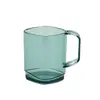 Taza Transparente Cuadrada para Enjuague Bucal Taza Creativa para Enjuague Bucal en Casa Taza para Cepillo de Dientes de Pareja Taza Simple para Cepillo de Dientes de Estudiante Portacepillos de Plástico