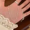 Colar Leve e Elegante de Luxo para Mulheres, Prata S925, Design de Nicho, Corrente Exquisita para Clavícula, Versátil para Uso Diário, Joia que Não Desbota