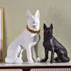 Adornos Creativos para Piso Modelo de Animal Perro Grande Escultura de Perro Lobo de Simulación para Sala de Estar del Hogar Adornos Grandes Lisos de Pastor Alemán