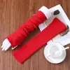 Venta al por mayor del fabricante Lana 100% Pura Manga Acampanada Tejido Cálido Calentadores de Brazo sin Dedos Guantes de Manga Larga Gran Cantidad en Stock