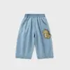 Calça Jeans Fina e Legal DUUDUU para Crianças 2026 Estilo Verão Calça Comprida Casual para Bebês Calça Estilosa para Meninos Primavera/Outono