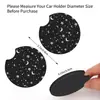 Alfombrilla para Taza de Coche Transfronteriza Jit Hecha de Material de Buceo con Impresión en Relieve de Café, Alfombrilla para Taza de Coche con Aislamiento por Transferencia de Calor, 2 Piezas