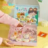 Caja de embalaje decorativa para 6 cupcakes del Día del Niño, caja portátil, linda tarjeta de dibujos animados para niños y niñas, 61 unidades