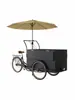Carrito de Café Móvil, Carrito de Ventas Multifuncional, Decoración, Puesto de Monta Inversa, Triciclo Exterior de Té con Leche y Helado