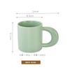 Taza Universal de Cerámica con Esmalte de Sésamo, Taza Coreana Linda de Nicho, Taza de Agua, Taza para Latte, Taza con Diseño de Tinta Salpicada de Grasa Pellizcada a Mano