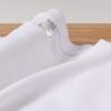 270g Primavera e Outono Japonês Pesado Manga Longa T-Shirt Algodão Puro Cor Sólida Branco Camisa Base Masculina e Feminina Solta Top Tendência