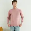 Cross2026 Otoño Invierno Nuevo Suéter de Punto para Hombre de Cuello Semi Alto Holgado de Manga Larga Moda Grueso Suéter Capa Base