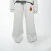 Moletom com Capuz Estilo de Rua, Exportação Transfronteiriça, Marca Simples e Fashionável da Tendência Harajuku, Moletom Solto com Zíper e Padrão Bordado para Outono