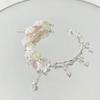 Pulsera Avanzada de Diseño Nicho Impresión Temporada de Flor de Cerezo Pulsera para Novia Pulsera para Pareja Estilo Chino Alto Valor de Color Regalo