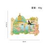 Ímã de Geladeira Cultural e Criativo Wenzhan de Hangzhou Metal Magnético Área Cênica do Lago Oeste Ímã Decorativo de Geladeira da Cidade Lembrança