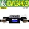 Válvula de Retenção Eletromagnética Hidráulica NC Sobreposta Msc-03W-A230 Válvula de Manutenção de Pressão Msc-02A/B-D24-Nc-20