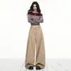 Diseñados con un Estilo Relajado, Pantalones de Pierna Ancha, Sueltos y Versátiles, Pantalones Rectos de Pierna Larga Hasta el Suelo, Jeans de Pierna Recta para Mujer, Longitud Extendida, Yichun