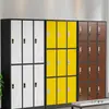 Color Locker Sensor Lock Armario de Hierro Casillero para Empleados Casillero de Gimnasio Casillero de Baño Acero Inoxidable Casillero para Bolsas