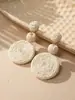Pendientes de Aro Exagerados Únicos de Rafia, Pendientes Largos Estilo Vacaciones, Joyería Transfronteriza de Primavera, Venta al por Mayor de Pendientes
