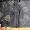 Conjunto de Vestido Cheongsam Jacquard Calico de Rayón Completo para Primavera y Verano Pantalones Tela para Ropa