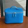 Bolsa de Maquiagem Estilo Ins de Couro Bovino de Primeira Camada com Padrão de Lagarto para Mulheres, Bolsa Portátil de Viagem para Pincéis de Maquiagem e Armazenamento de Skincare, Couro Genuíno
