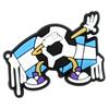 Nueva serie de fútbol argentino transfronteriza zapatos de agujeros accesorios de flores DIY personalidad goma suave desmontable accesorios de hebilla para zapatos